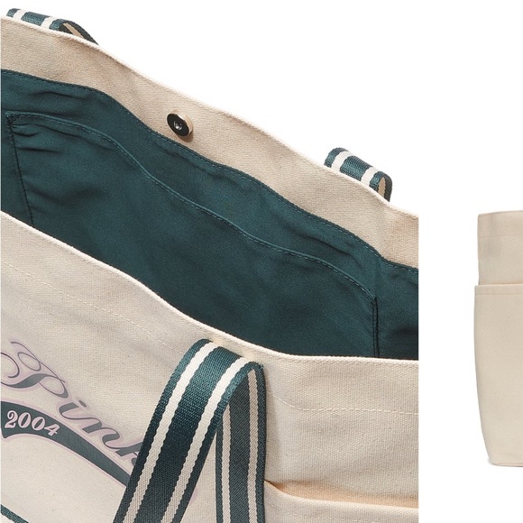 Victoria's Secret Mini Canvas Tote Bag - Picture 2 of 6